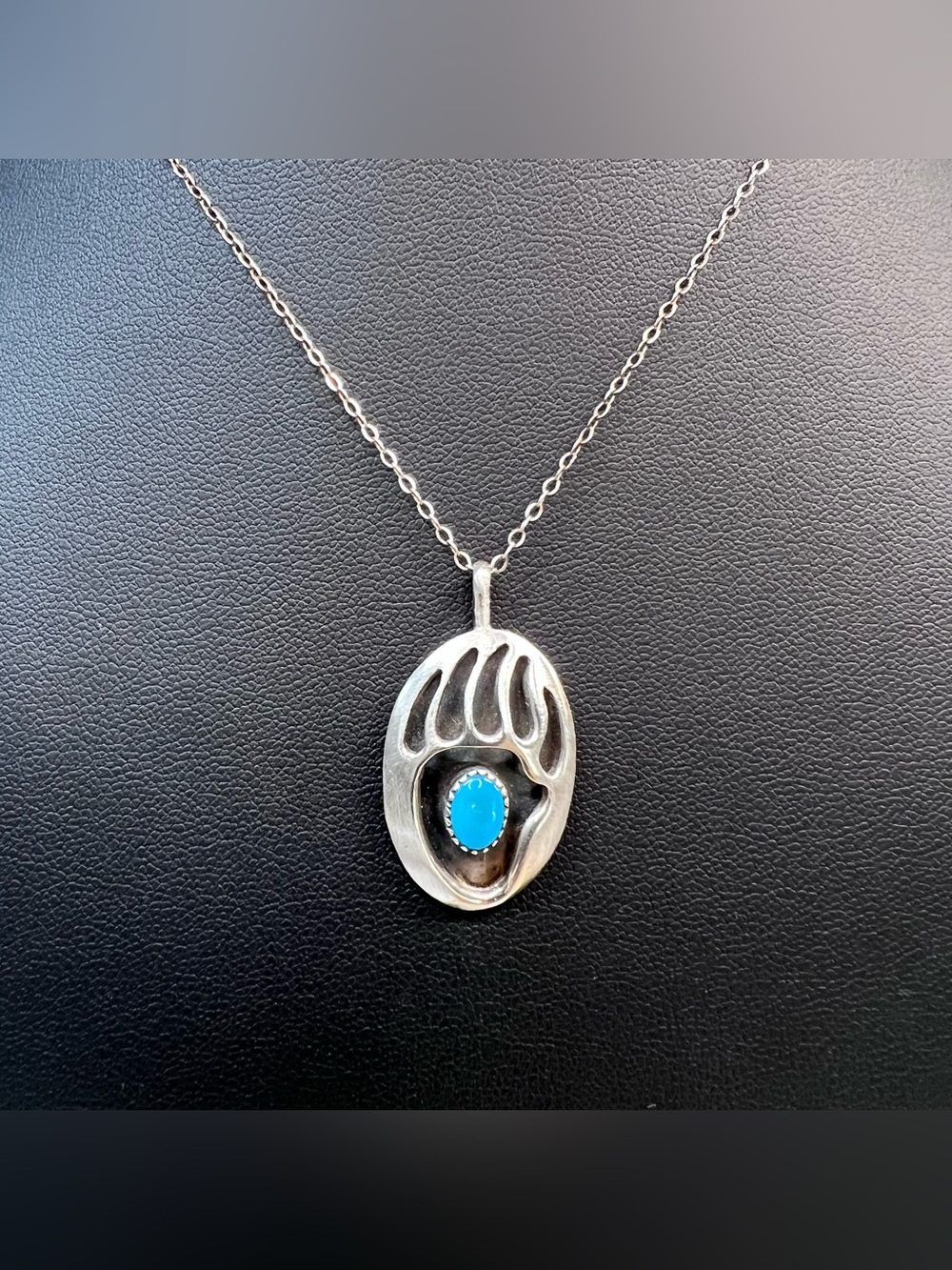 Native American Bear Paw Necklace